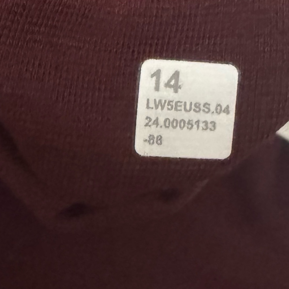 lululemon align high rise leggings 32” inseam mini flare color garnet - Picture 7 of 8